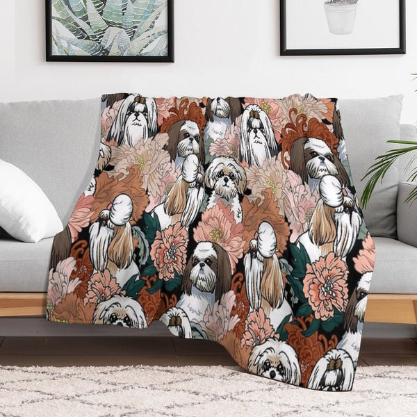 Because Shih Tzu Gift-ready Throw Blanket