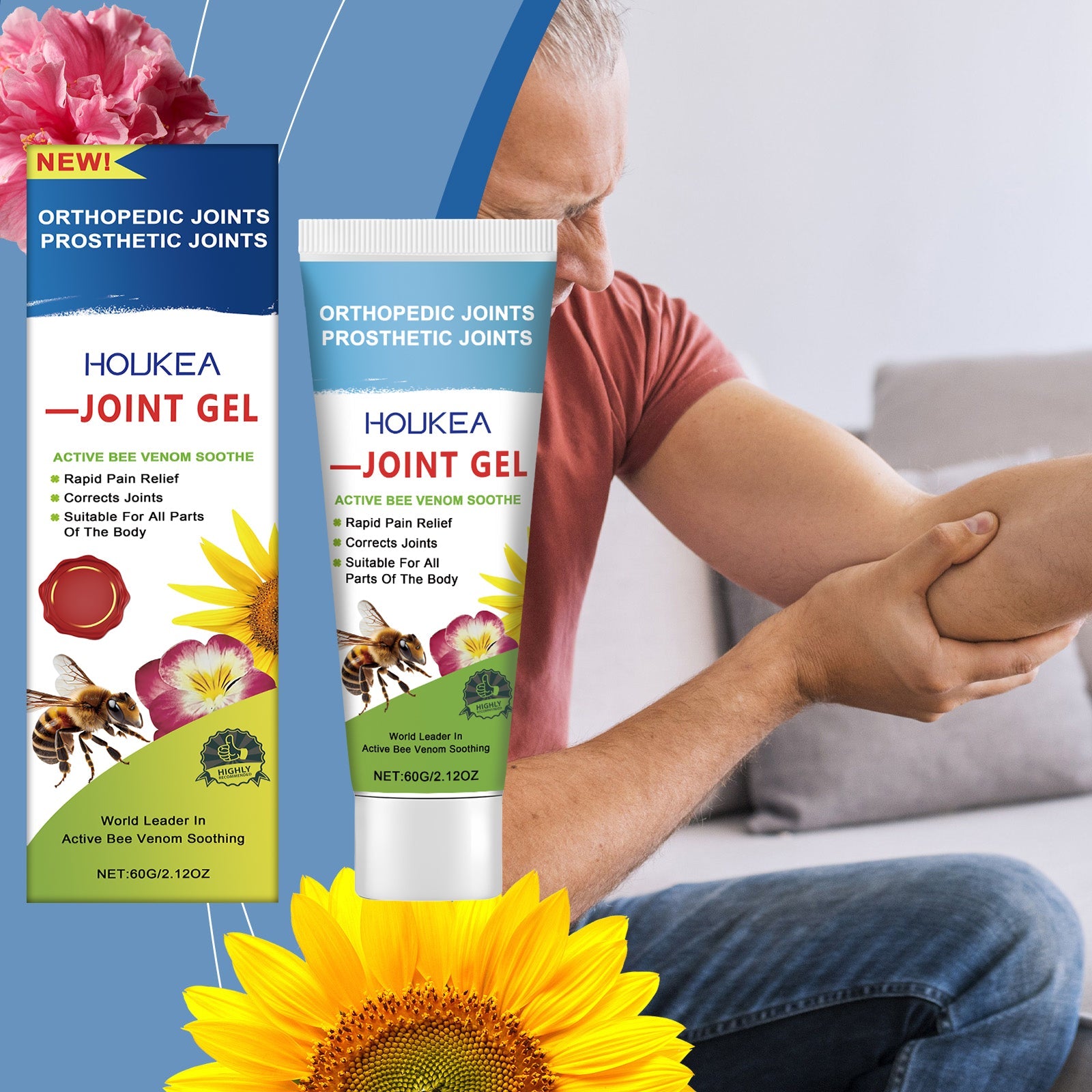 Bee Venom Joint Care Cream Body Joint Massage Gently Moisturizes Knees And Wrists Joint Care Cream