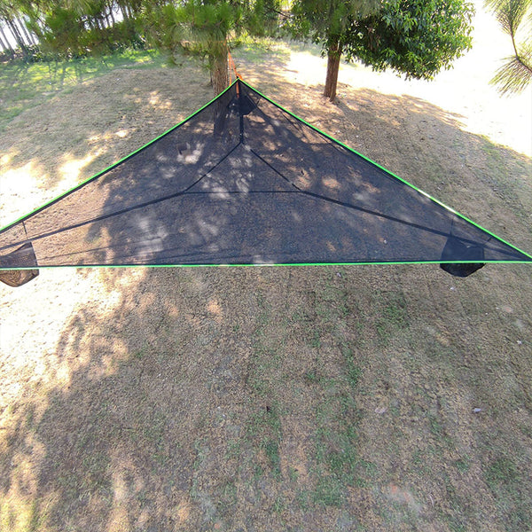 2025 Portable triangular camping hammock with air polymer, multi-scene travel use.