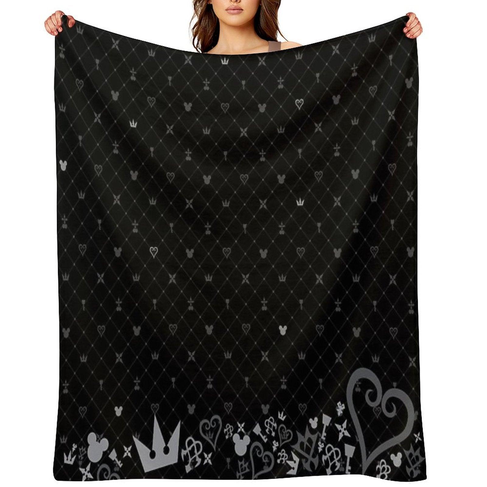 Kingdom Hearts Pattern2 Throw Blanket