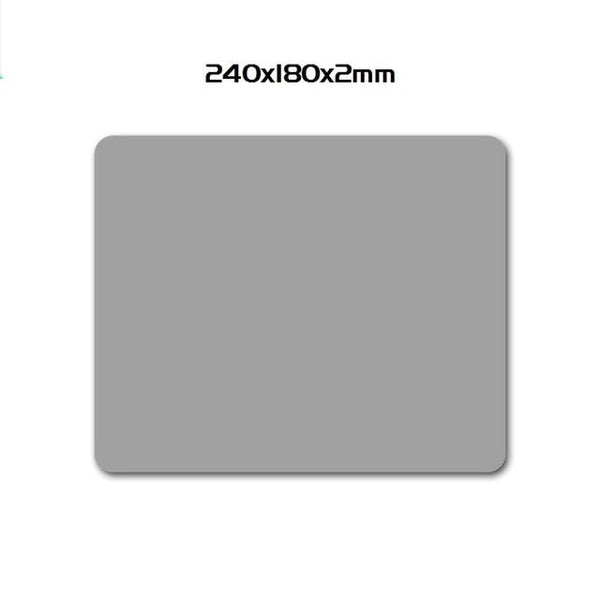 Aluminum Alloy Smooth Mouse Pad 240x180/300mm Hard Metal Slim Desk Mat Rubber Anti-slip Bottom Speed Control Mousepad For Gaming