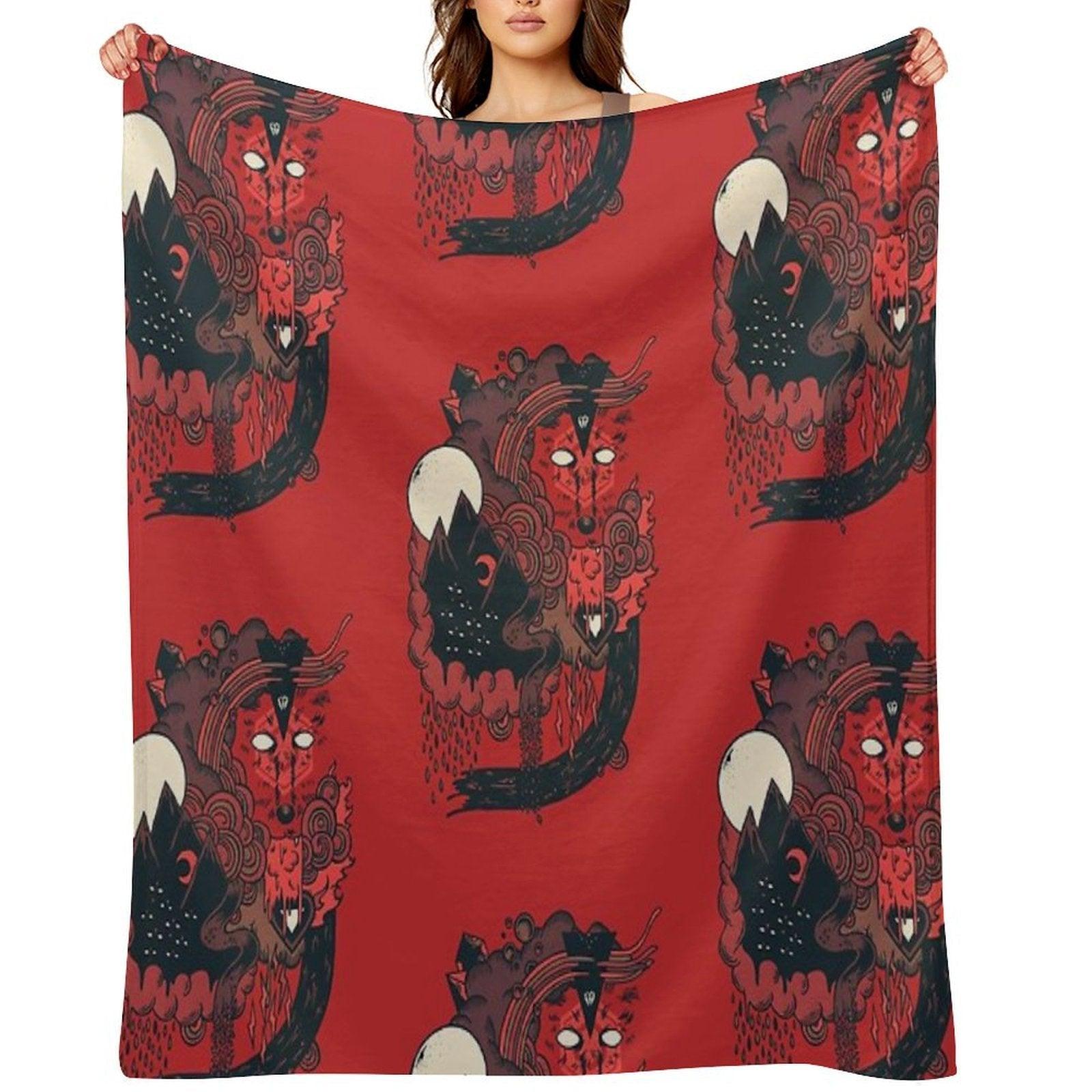 Leader of The Pack Throw Blanket