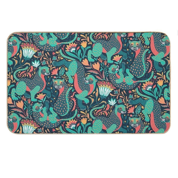 Folk Tiger Bath Mat