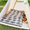 Evil Eye Beach Blanket Fashion Towel Camping Mat Picnic Rug Demon Eye Home sofa Throw Blanket Camp Tent Outdoor Deco