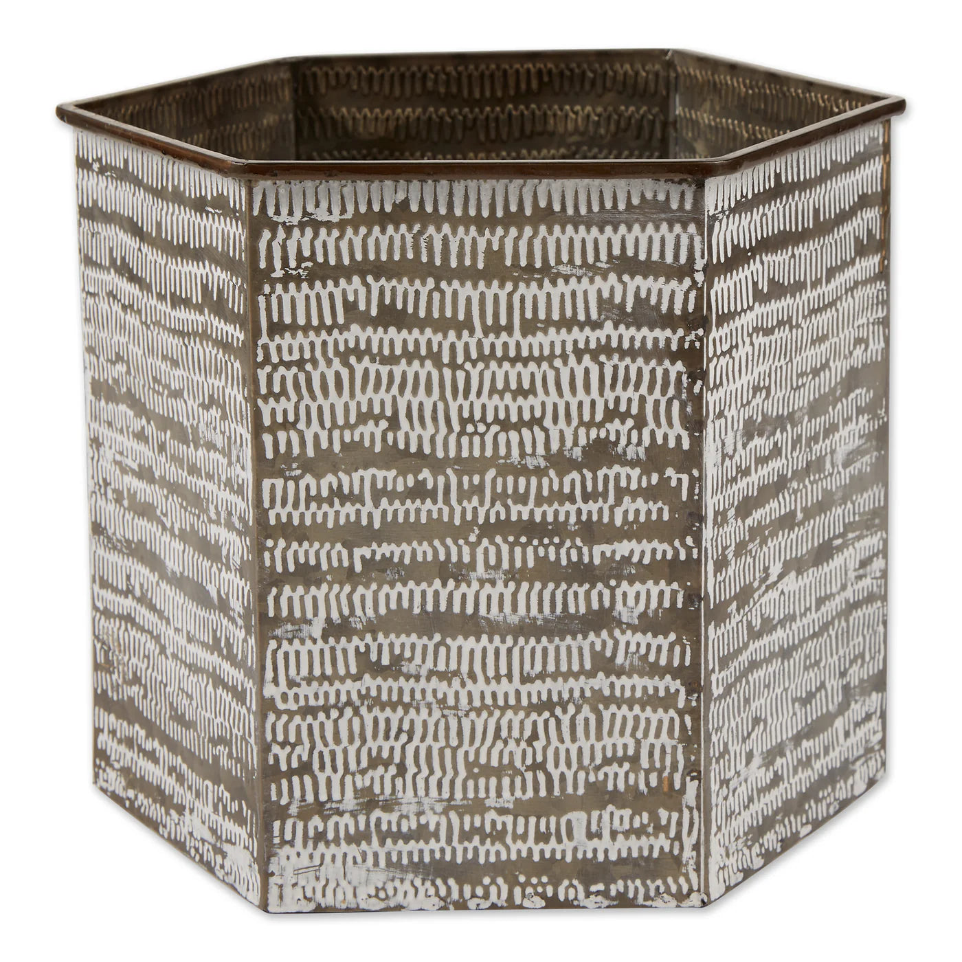 HEXAGON BUCKET PLANT STAND SET/2