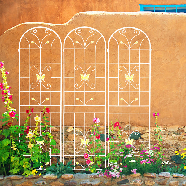 2 Pack Metal Garden Trellis 86.7