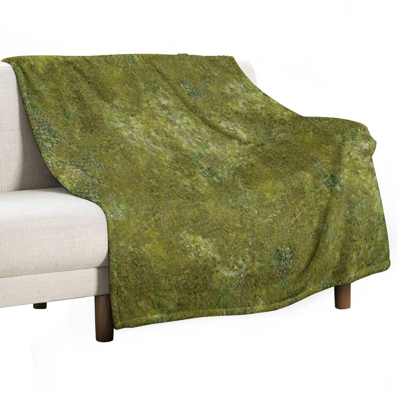 Grass Battlemat 36x36 Throw Blanket