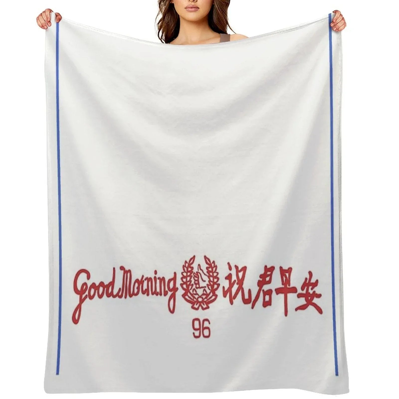 GOOD MORNING TOWEL FILIPINO PINOY CHINESE Throw Blanket