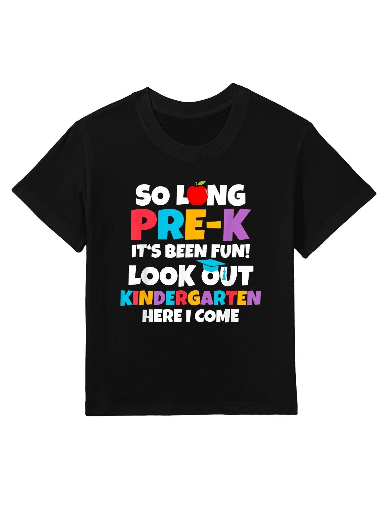 Look Out Kindergarten Pre-K Graduate Preschool Graduation Kids T-Shirt