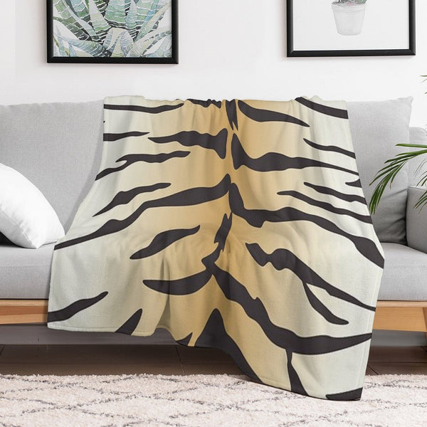 Tiger Animal Print 2 Comfort Throw Blanket