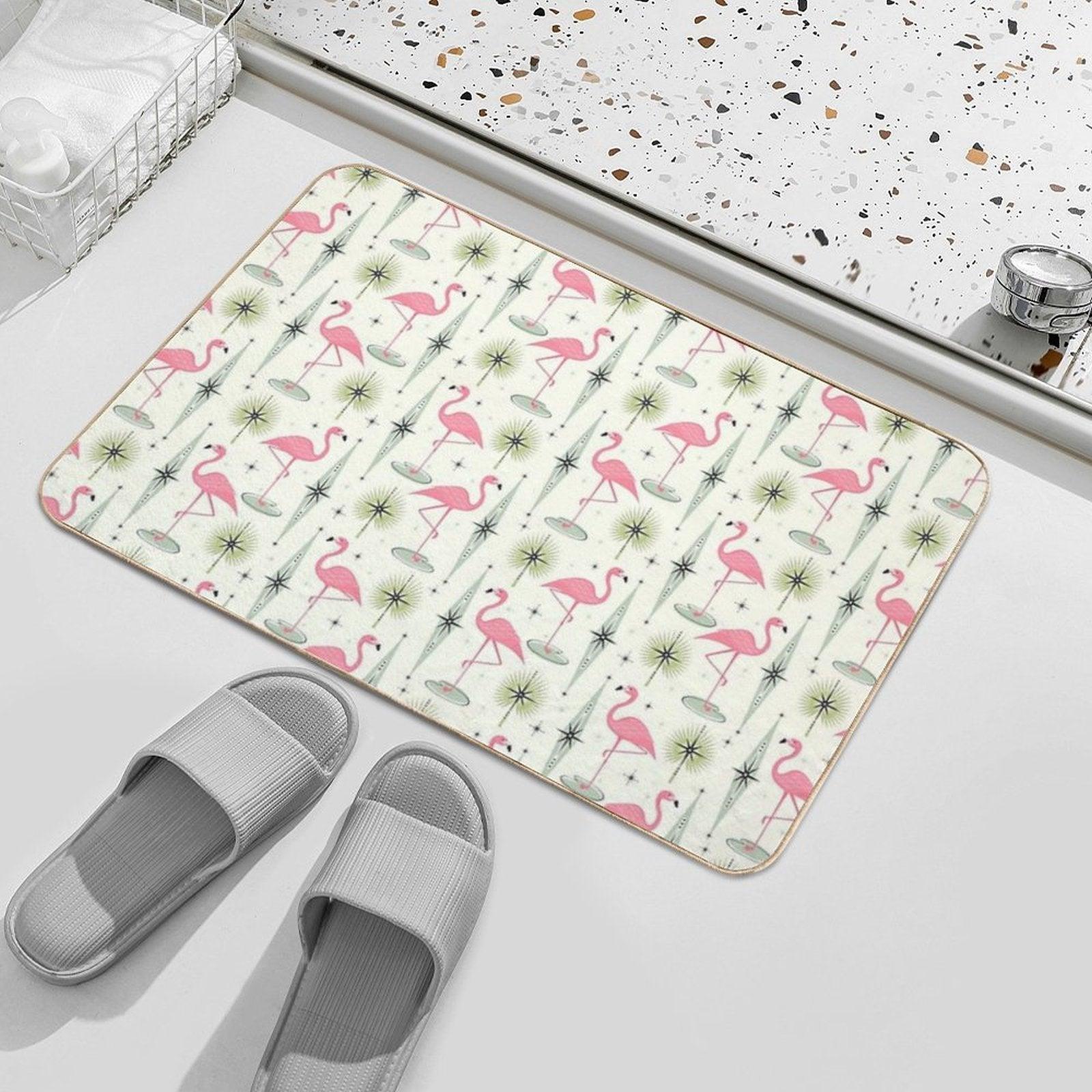 Atomic Flamingo Oasis Bath Mat