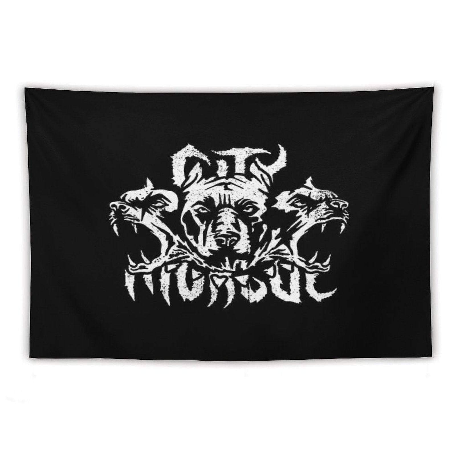 Three Hell's Dogs Tapestry
