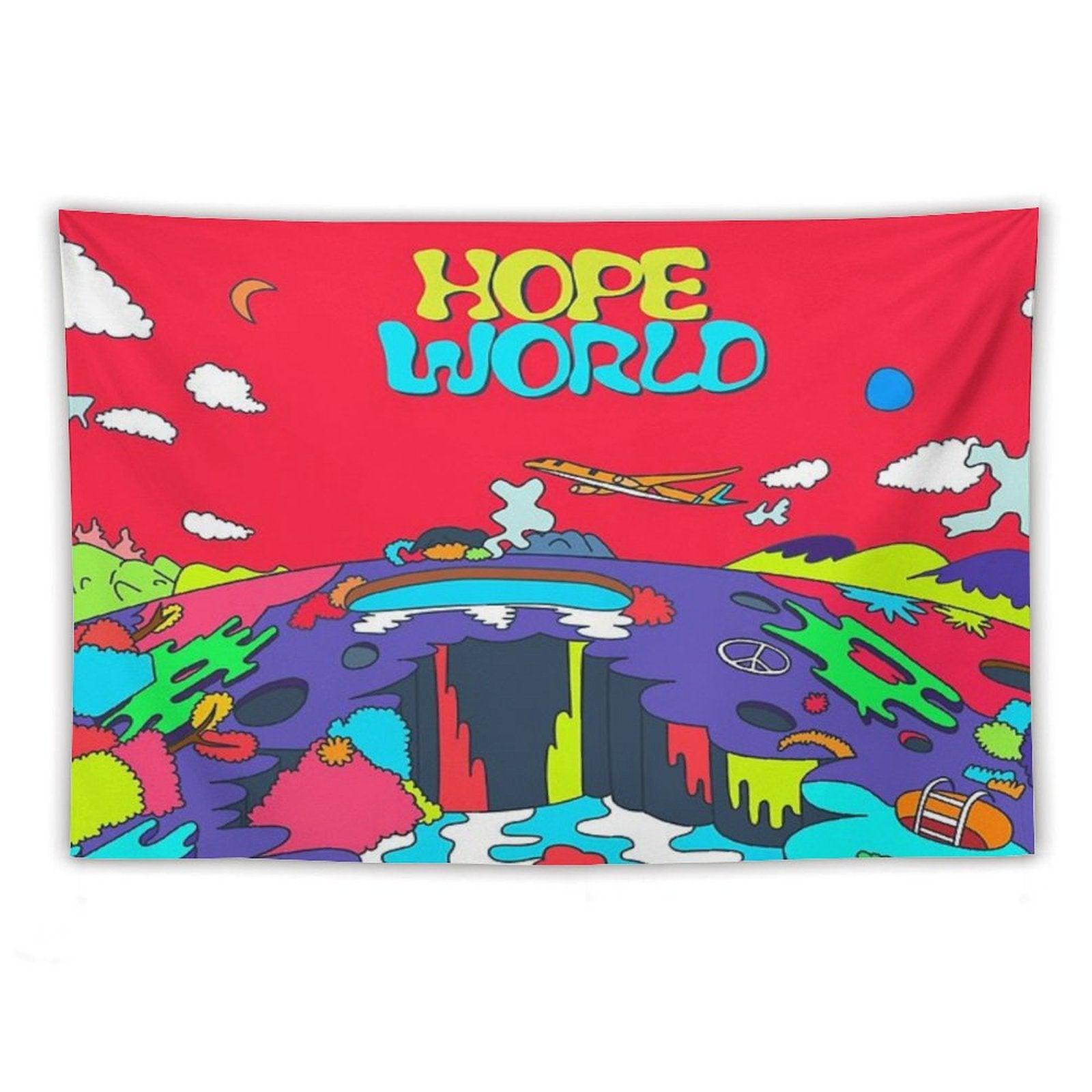 J-Hope Hope World Album Art Tapestry