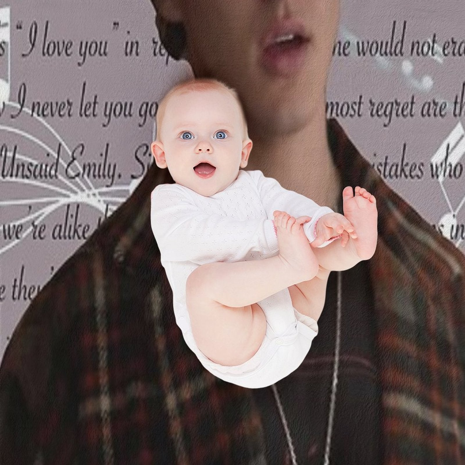 Unsaid Emily Lyrics Premium Throw Blanket