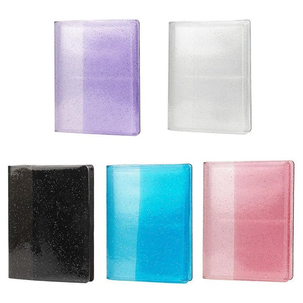 64 Pockets 3 Inch Quicksand Photo Album Mini Instant Picture Storage Organizer Family Scrapbook Albums Family Anniversary Gift For Couple