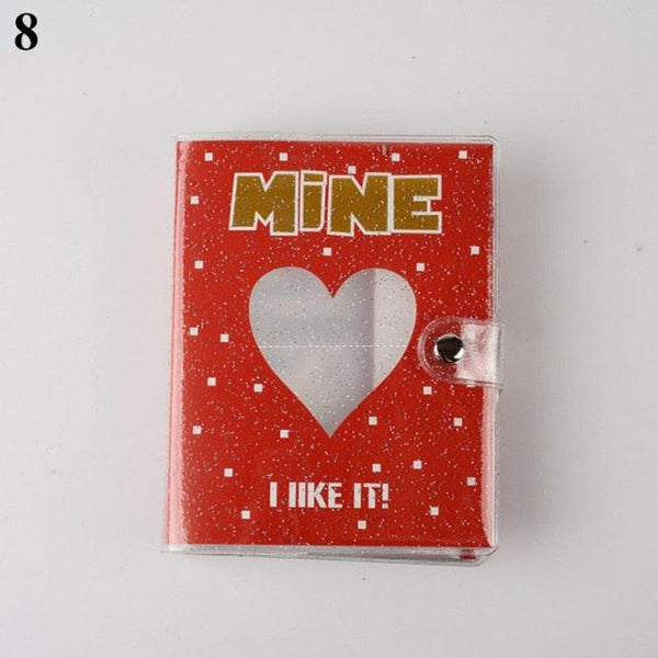 64 Pockets 3 Inches Photo Album Card Holder Receipt Storage Hollow Love Heart Photo Holder Business Card Bag Kpop Photocard Holder Book Polaroid Book Album Gifts For Valentines Day