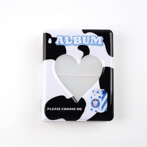 64 Pockets 3 Inches Photo Album Card Holder Receipt Storage Hollow Love Heart Photo Holder Business Card Bag Kpop Photocard Holder Book Polaroid Book Album Gifts For Valentines Day