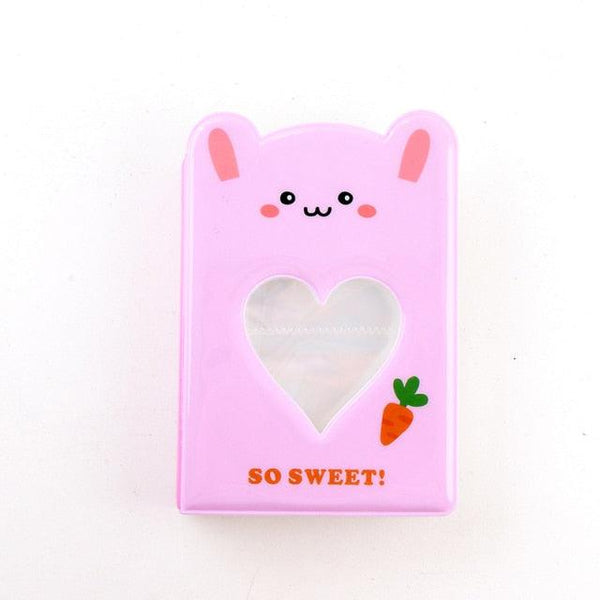 64 Pockets 3 Inches Photo Album Card Holder Receipt Storage Hollow Love Heart Photo Holder Business Card Bag Kpop Photocard Holder Book Polaroid Book Album Gifts For Valentines Day