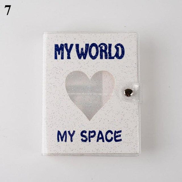 64 Pockets 3 Inches Photo Album Card Holder Receipt Storage Hollow Love Heart Photo Holder Business Card Bag Kpop Photocard Holder Book Polaroid Book Album Gifts For Valentines Day