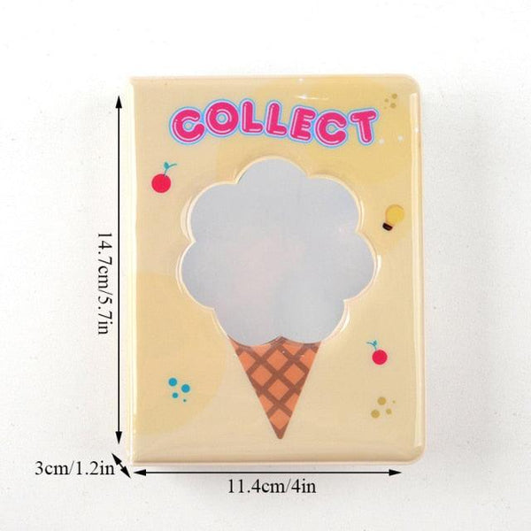 64 Pockets 3 Inches Photo Album Card Holder Receipt Storage Hollow Love Heart Photo Holder Business Card Bag Kpop Photocard Holder Book Polaroid Book Album Gifts For Valentines Day