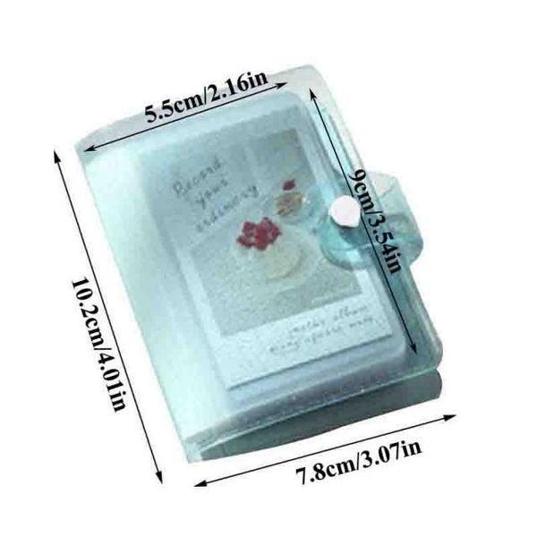 64 Pockets 3 Inches Photo Album Card Holder Receipt Storage Hollow Love Heart Photo Holder Business Card Bag Kpop Photocard Holder Book Polaroid Book Album Gifts For Valentines Day