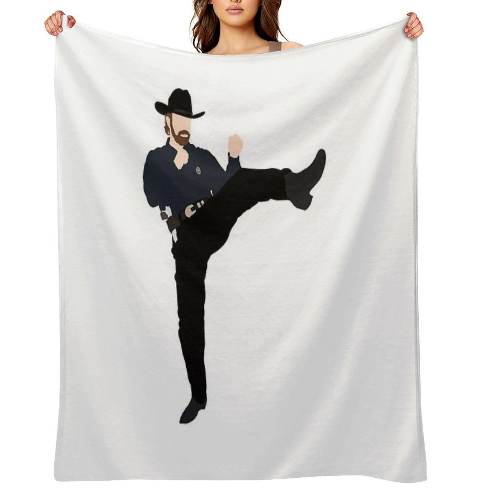 Walker Texas Ranger Throw Blanket