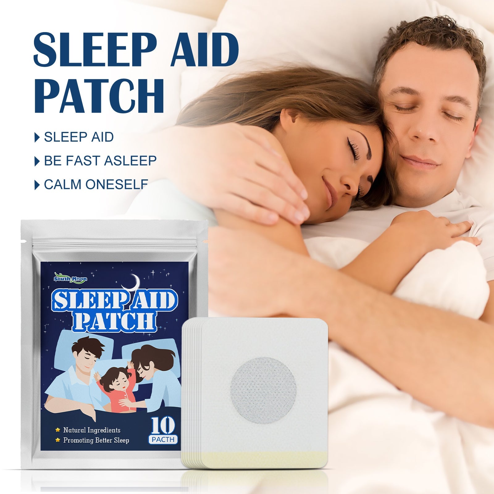 Sleep Aid Patch, Body Relief Staying Up Late To Improve Sleep Decompression Acupoint Health Care Patch