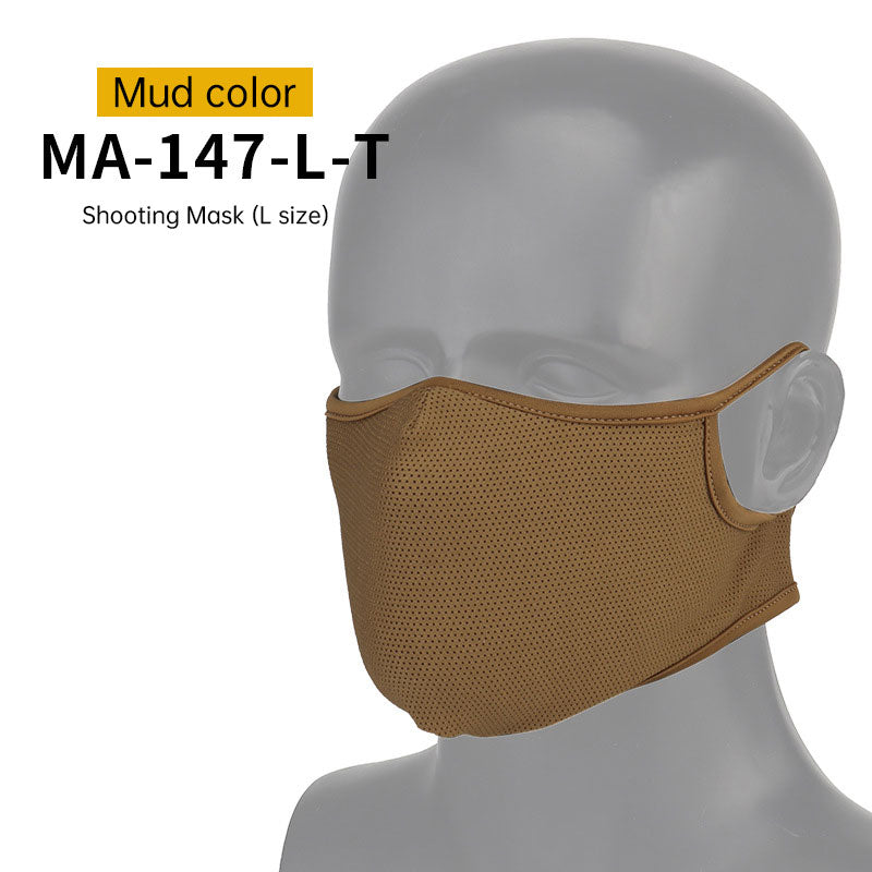 WoSporT shooting mask silicone mask tactical multifunctional cycling half face breathable face protection mask