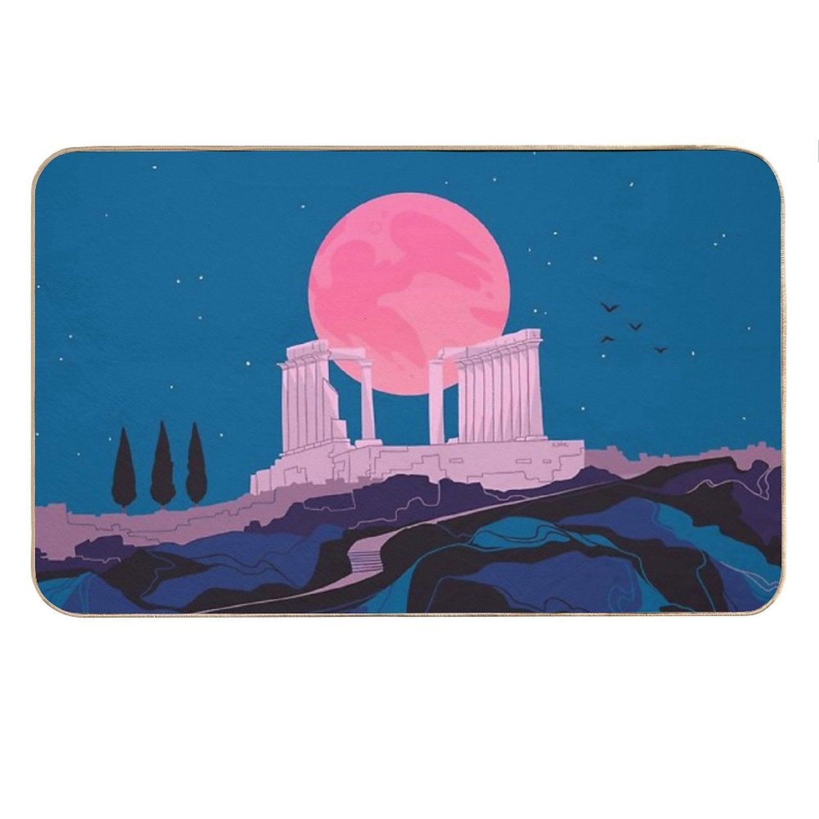 Temple of Poseidon at Sounion Bath Mat