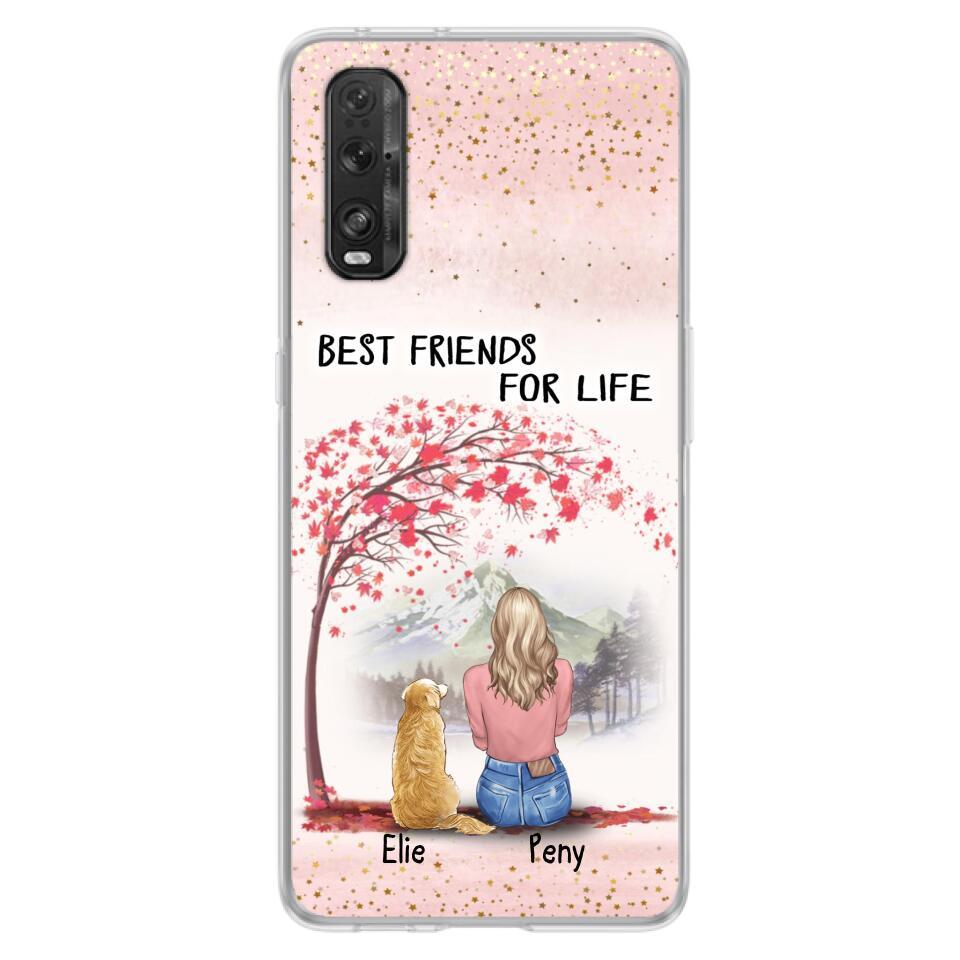Personalized Pet Mom Phone Case - Mom With Up to 5 Pets - Best Friends For Life - Phone Case For Xiaomi, Oppo And Huawei