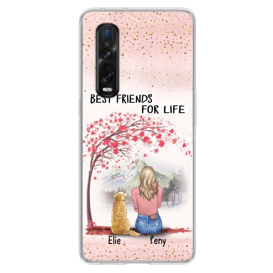 Personalized Pet Mom Phone Case - Mom With Up to 5 Pets - Best Friends For Life - Phone Case For Xiaomi, Oppo And Huawei