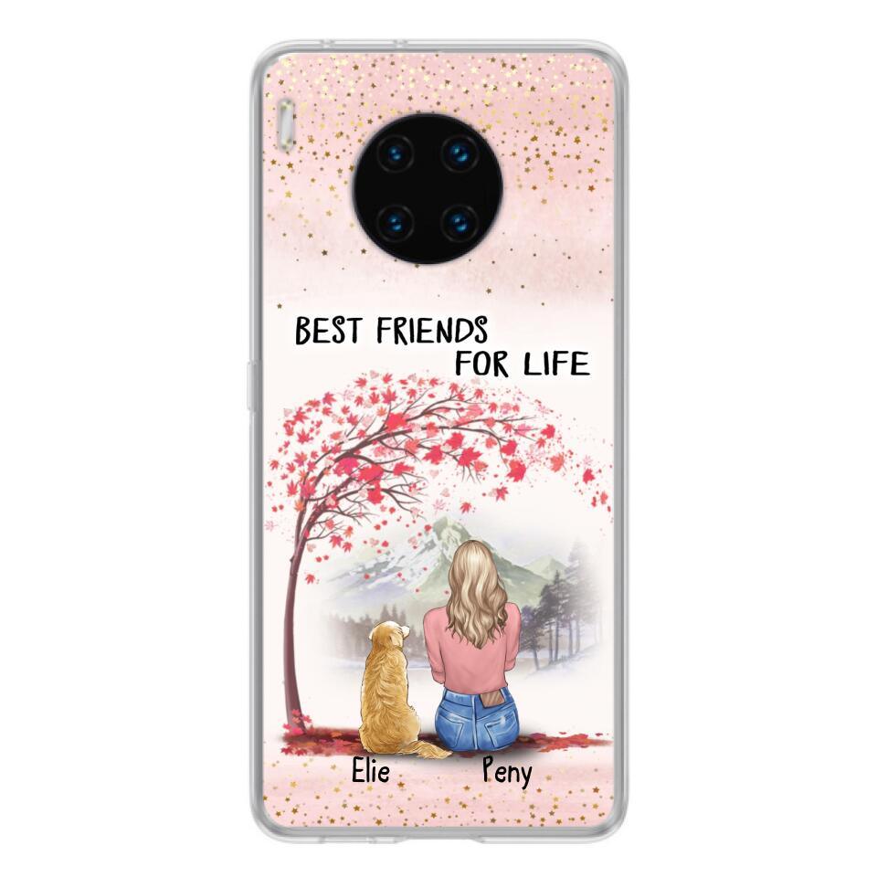 Personalized Pet Mom Phone Case - Mom With Up to 5 Pets - Best Friends For Life - Phone Case For Xiaomi, Oppo And Huawei