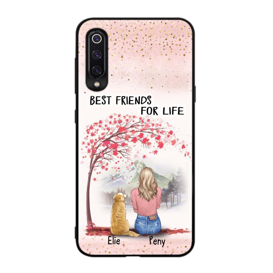 Personalized Pet Mom Phone Case - Mom With Up to 5 Pets - Best Friends For Life - Phone Case For Xiaomi, Oppo And Huawei