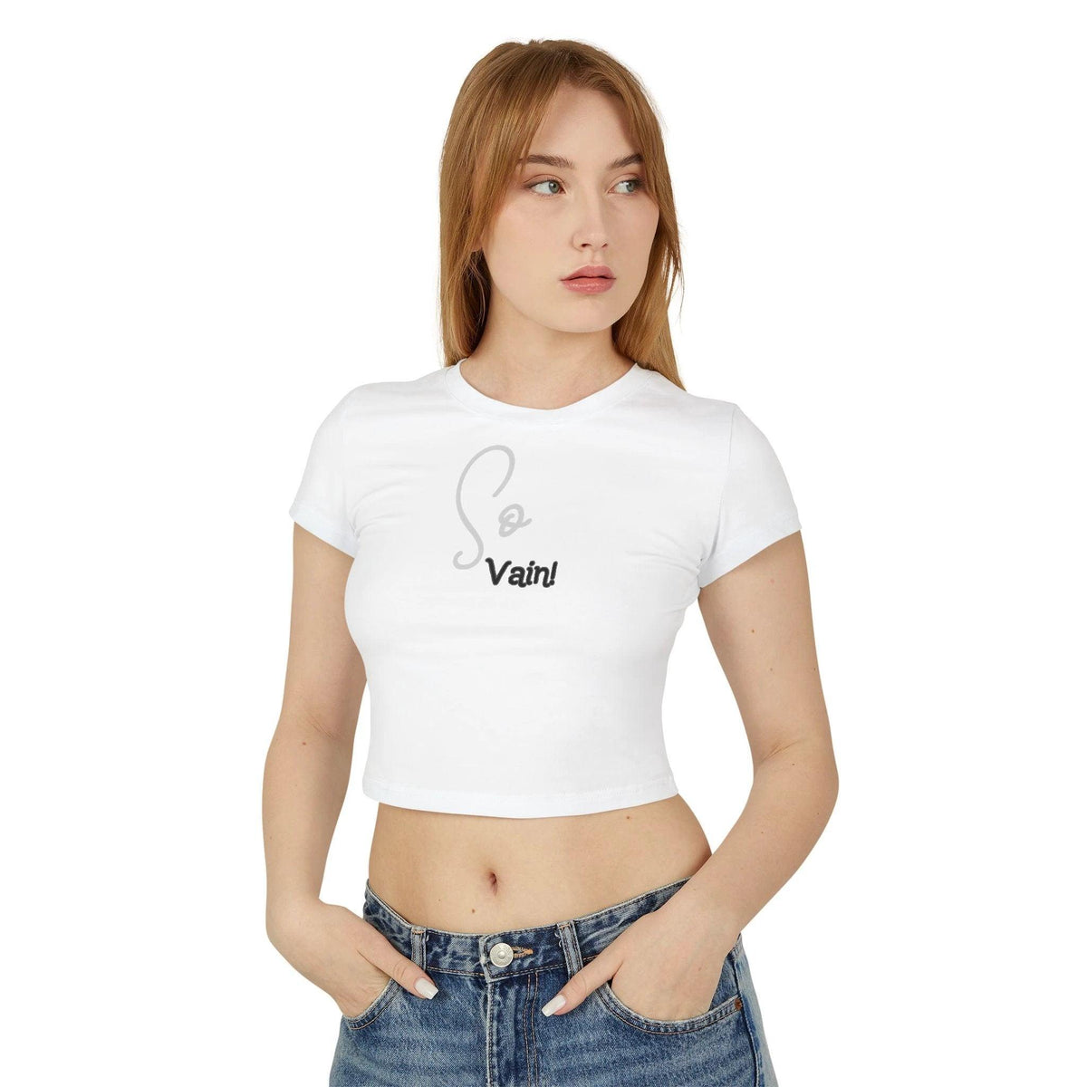 So vain Women's Crop Tee