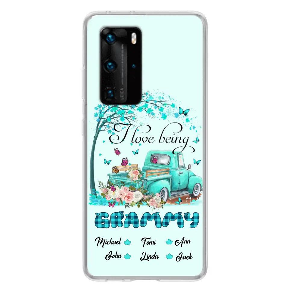 Personalized Grandma Phone Case - I Love Being Grandma - R5OIKQ -TQ - Case For iPhone And Samsung