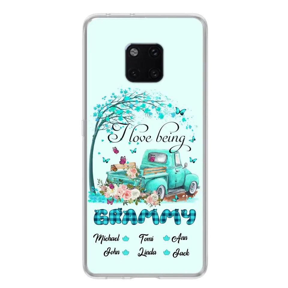 Personalized Grandma Phone Case - I Love Being Grandma - R5OIKQ -TQ - Case For iPhone And Samsung