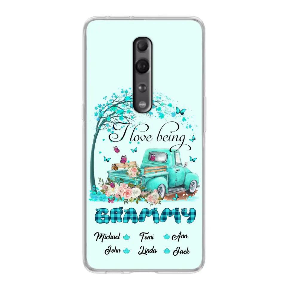 Personalized Grandma Phone Case - I Love Being Grandma - R5OIKQ -TQ - Case For iPhone And Samsung