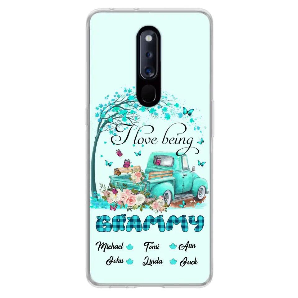 Personalized Grandma Phone Case - I Love Being Grandma - R5OIKQ -TQ - Case For iPhone And Samsung