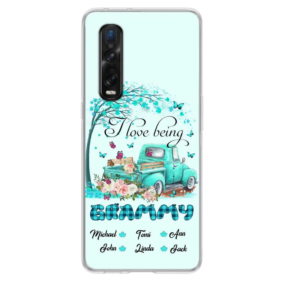 Personalized Grandma Phone Case - I Love Being Grandma - R5OIKQ -TQ - Case For iPhone And Samsung
