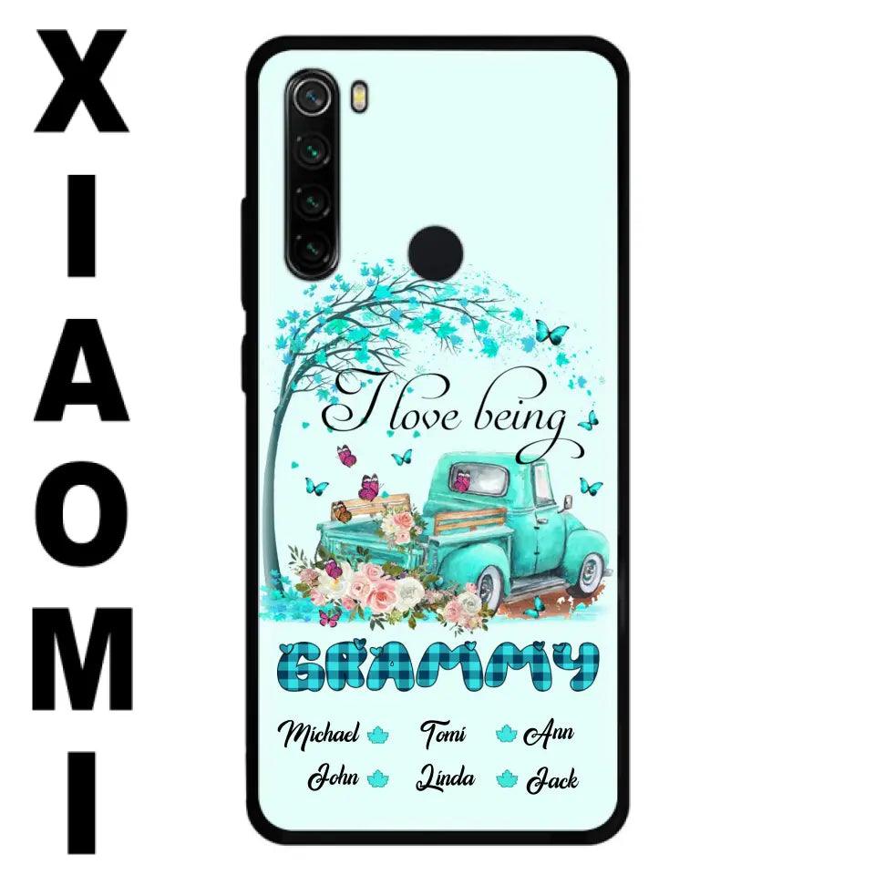 Personalized Grandma Phone Case - I Love Being Grandma - R5OIKQ -TQ - Case For iPhone And Samsung