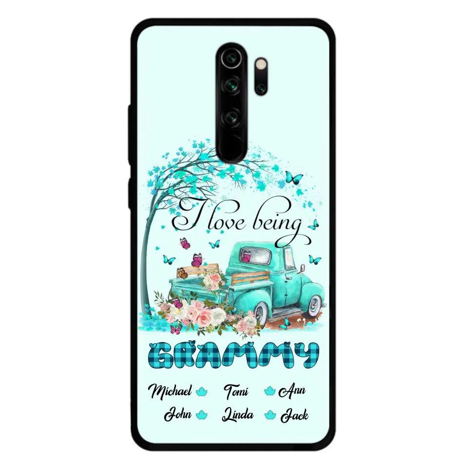 Personalized Grandma Phone Case - I Love Being Grandma - R5OIKQ -TQ - Case For iPhone And Samsung