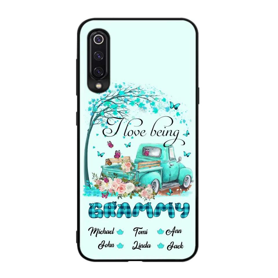 Personalized Grandma Phone Case - I Love Being Grandma - R5OIKQ -TQ - Case For iPhone And Samsung