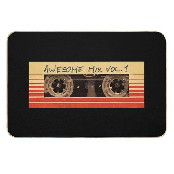 Awesome Mix Vol.1 (retro Cassette) Bath Mat