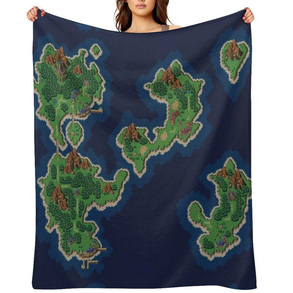 Chrono Trigger 1000 AD Throw Blanket