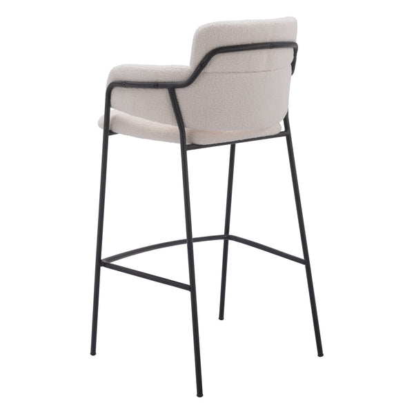 Marcel Barstool (Set of 2) Cream