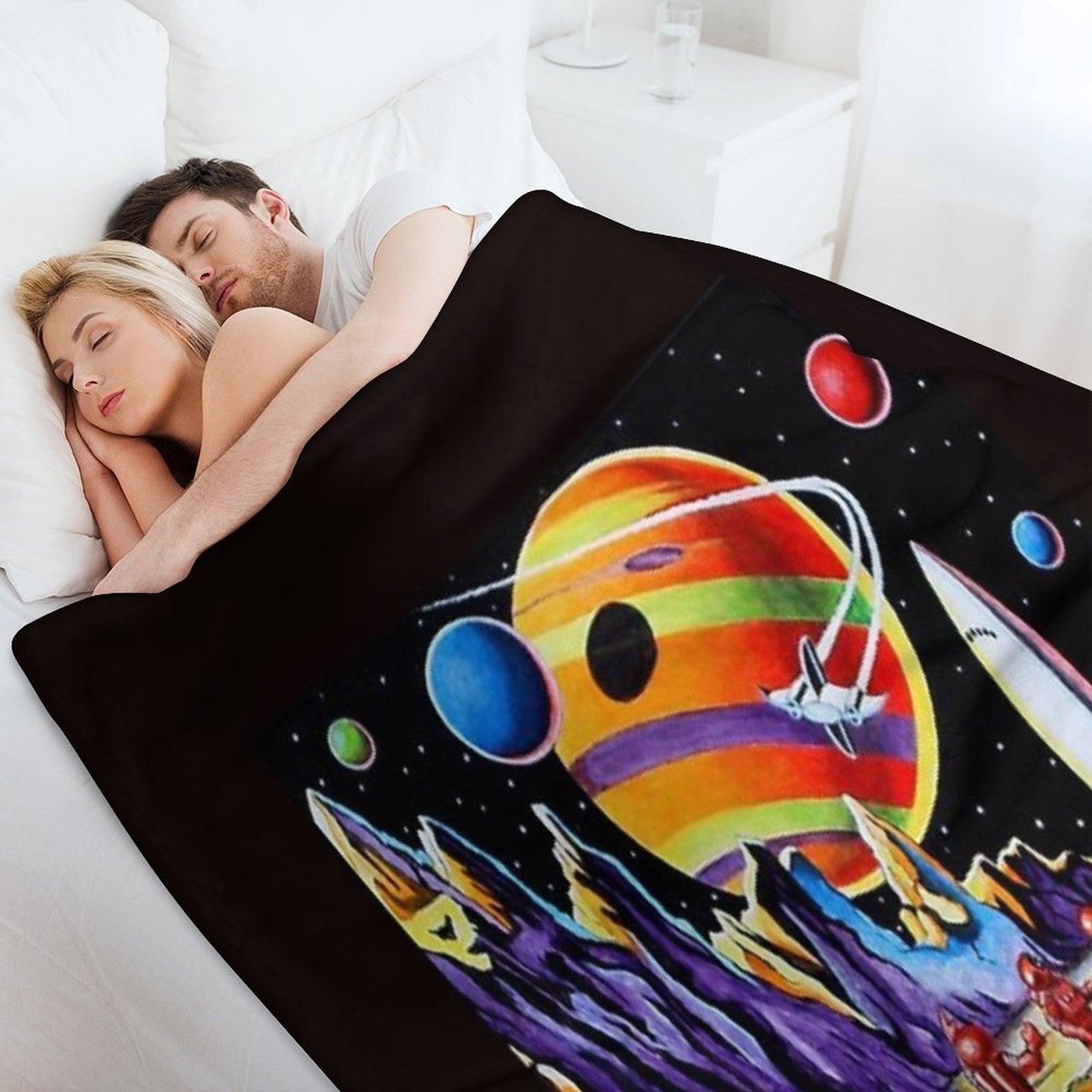 NEW WORLDS Throw Blanket