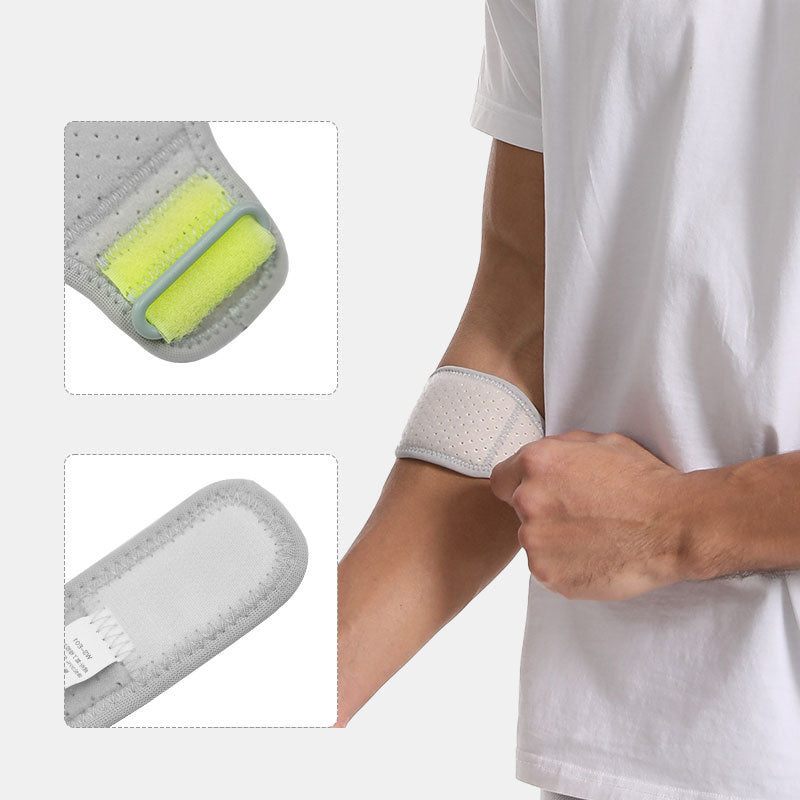 Sports hand elbow men's and women's tennis badminton shock-absorbing and pressure adjustable arm protection