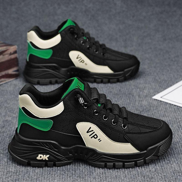 Autumn New Martin Shoes Men's Casual Sports Korean Edition High Top Thick Sole Men's Shoes Trendy British Style Workwear Shoes