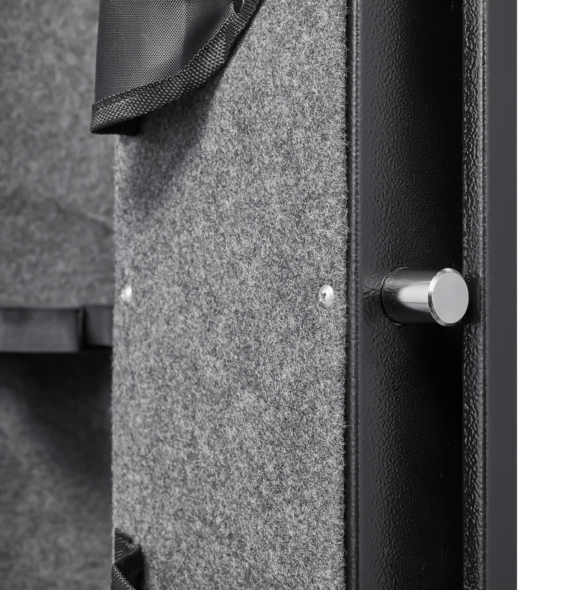 5 gun safes with 3 pistol pockets, quick access biometric adjustable heavy-duty gun rack mounted gun safes