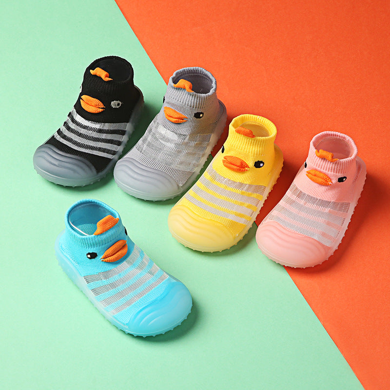 Spring And Summer Mesh Toddler Shoes Baby Boys And Girls Baby Floor Shoes Indoor Soft Bottom Non-Slip Children Do Not Drop Toddler Shoes